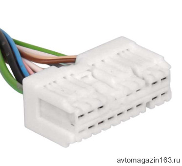 Разъем 16-pin 16 проводов Веста, Х рей 6098-6957 белый, гнездовой SUMITOMO