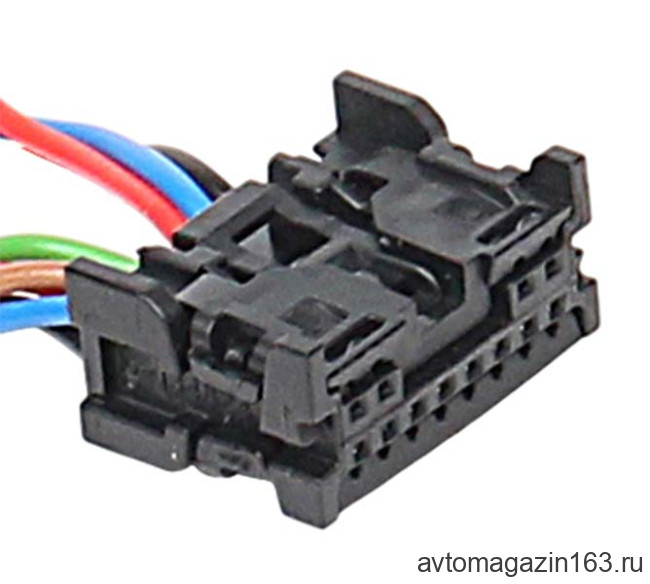 Разъем 12-pin 10 проводов 34824-0124 черный Molex