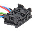 Разъем 12-pin 10 проводов 34824-0124 черный Molex