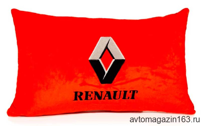 Подушка декоративная RENAULT (красная)
