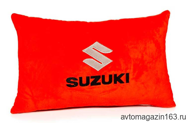 Подушка декоративная SUZUKI (красная)
