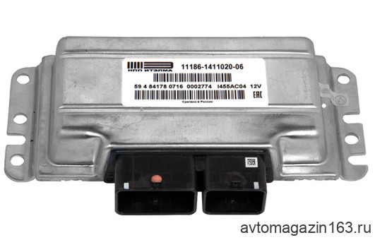 Контроллер М74 11186-1411020-06 Гранта, Датсун (1.6L 8кл АКПП) E-GAS Итэлма Контроллер М74 11186-1411020-06 Гранта, Датсун (1.6L 8кл АКПП) E-GAS Итэлма