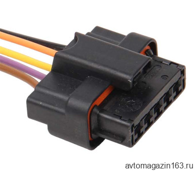 Разъем 5-pin 5 проводов Ларгус 953600-1 для мотора стеклоочистителя, бензонасоса TE Connectivity
